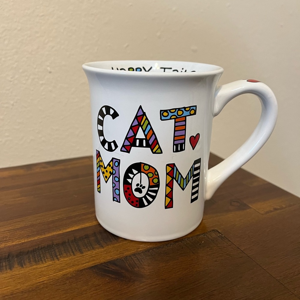 Cat Mom Porcelain Mug